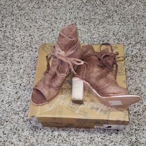 Free People open toe boots